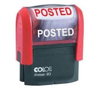 Colop Green Line Word Stamp Posted Red (Impressions Size 38 x 14mm) GLP20POST