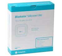 Coloplast 99XX0082 Biatain Silicone Dressing, 10cm x 10cm, Pack of 10