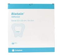Coloplast Biatain Adhesive Foam Dressing 9" L x 9" W Sacral Shape, Sterile, Highly Absorbent (Box of 5 Each) by Coloplast