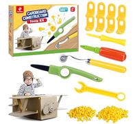 ColoPlay 355 Cardboard Tools for Kids, Cardboard Cutter for Kids, Tools for STEM Educational, Gifts for Boys and Girls Aged 5-12