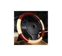 (COLOR 3) Newest Universal Deluxe Burl Wood Hyper-Flex Core Steering Wheel Cover