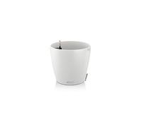 LECHUZA CLASSICO Color 43 White Poly Resin Floor Self-watering Planter with Substrate D43 H40 cm