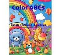 Color ABCs: Simple and Fun A-Z Coloring:Emotions coloring book for kids