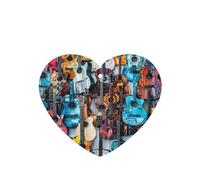 Color Acoustic And Guitars Printing 10 Pieces Air Freshener Cards,Car Scented Hanging Air Freshener Fragrant Sheets For Car Use