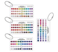 Color Analysis Cards Acrylic Scratch Proof Vibrant