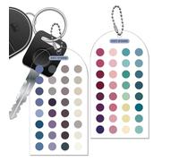 Color Analysis Palette Card Template Double Sided 2 Pieces