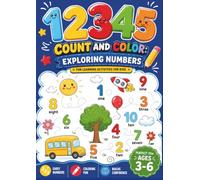 Color and Count: Exploring Numbers 1-10 ("Adventures in English: Fun Workbooks for Kids!")