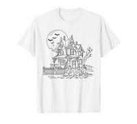 Color and Paint Your own Haunted House T-Shirt