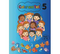 Color and Tell: Ocean: A Creative Ocean Coloring & Storytelling Book for Kids Ages 4-8 | Fun Sea Animals for Imagination and Early Writing