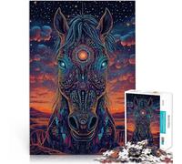 Color art horse2000 teenager Pieces Jigsaw Puzzle Stress Reliever Staycation Kill time gifts for friends and family 70x100cm