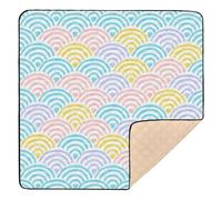 Color Art Large Stylish Baby Gym & Activity Mat for Floor 1-Piecing Infant Play Mat for Babies Infants Toddlers, 50'' x 50''