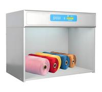 Color Assessment Cabinet, 4/5/6 Light Sources for Accurate Color Matching, LED Display for Ceramics, Shoes, Leather, and Hardware Applications