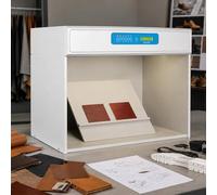 Color Assessment Cabinet, Light Source Matching Box with LED Viewing Lights for Accurate Color Evaluation in Textile and Paint Quality Control