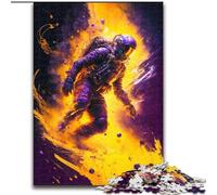 Color Astronaut Jigsaw Puzzles 1000 Pieces for Adults Teens, Educational Games Home Decoration Suitable for Desktop Decoration (26x38cm)