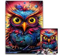 Color Bird 1000 Piece Jigsaw Puzzle Wooden Jigsaw DIY Decoration, Brain Challenge, for Adult, Family, 50x75CM/19.68x29.52inch