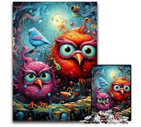 Color Bird 1000Pc Adults Jigsaw Puzzle cardboard Puzzles Challenging Brain Teaser for Teenagers, Family Game Night Fun 26X38CM/10.23x14.96inch