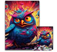 Color Bird Adult Jigsaw Puzzles 1000 Pieces Wooden Puzzles Brain Teaser Game for Teenagers, Perfect 50x75CM/19.68x29.52inch