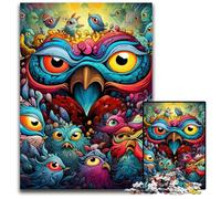 Color Bird Adult Jigsaw Puzzles 1000 Pieces Wooden Puzzles Brain Teaser Game for Teenagers, Perfect 50x75CM/19.68x29.52inch