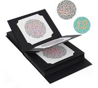 Color Blind Test Chart, Color Vision Test Book, Ishihara Test Chart with 38 Plate,Hidden Digital Design/Classification Design, for Vision Care Center Hospital Optical ShopBooks