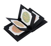 Color Blind Test Chart with 38 Plates, Vision Care Tool for Colorblindness Assessment, Hidden Numbers Design for Hospitals and Clinics