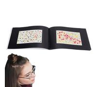 Color Blindness Test Chart, Ishihara Vision Test with 24 Plates and 36 Patterns, Accurate Computer-Drawn Design for Health Examination and Hospitals