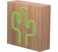 Color Block 15W Bright Bluetooth Speaker Neon Model S Cactus ColorLight, Green