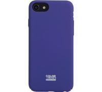 Color Block Case for iPhone SE/8/7/6S/6 Rigid Soft Touch, Purple