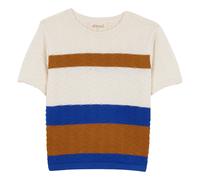 Color Block Fine Mesh T-shirt Caramel 12/18 months