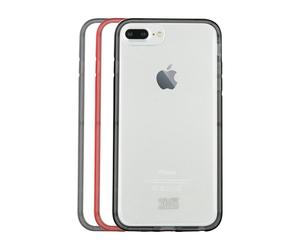 Color Block Pack of 3 Bumpers for iPhone 6/6S/7/8 Plus Colorblock, Silver