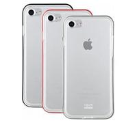 Color Block Set of 3 Bumpers for iPhone SE/8/7/6S/6, Silver