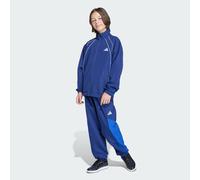 adidas Unisex Kids COLOR BLOCK WOVEN TRACKSUIT, dark blue/team royal blue/glow blue, 11-12 Years
