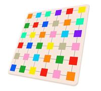 Color Blocks | Creative Learning Jigsaw Toy - Educational Puzzle - for Indoor Outdoor Birthday Holiday Parties Kid Age 3+