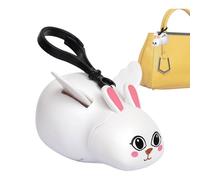 (Color Box Bunny) Cute Flying Animal Pendant - Backpack Car Pendant Toy - Pull The Rope Wings To Fly Adorable School Bag Keychain Pendant Toy For Wallet, Shoulder Bag
