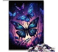 Color Butterfly 1000 Piece Jigsaw Puzzles for Adults & Teens, Brain Intelligence Challenge Addictive Toys for Home Decoration (26x38cm)