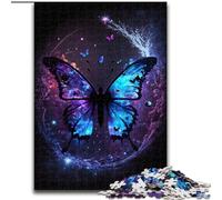 Color Butterfly Jigsaw Puzzles 1000 Pieces for Adults Teens, for Age 14+ Home Art Decor Family Games Christmas Birthday Gifts (50x75cm)