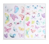 Color Butterfly Wall Stickers, Peel and Stick Wall Art Decals, for Party Decorations with Gum Removable