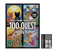 Color by Number - Art Coloring Book, Colorful Calm Colorings Book with Numbers | Cognitive Stress Relief Relaxing Coloring Pages, Mindful Artwork Creation for Adults, Teens, and Kids