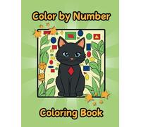 Color by Number Coloring Book: Delightful coloring pages filled with cute animals and blooming flowers for endless creative fun!