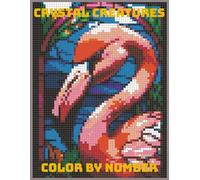 Color By Number Mysteries - Crystal Creatures: A Color-by-Number Retreat for Stress Relief and Serenity | 40 intricate Stained Glass Animal Designs for Art Therapy