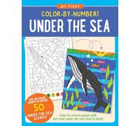Color-By-Number! Under The Sea (50 Unique, One -Sided Designs)