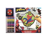 Color By Numbers Spiderman Coloring Set