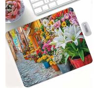 Color Cabin Gaming Mouse Pad, High Precision Smooth Surface with Anti-Fray Stitched Edges, Professional Mouse Mat for Gaming & Esport, Non-Slip Rubber Base, Water Resistant MousePad 30 x 25 cm d0d-346