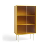 Color Cabinet Cabinet With Glass Doors Tall Yellow