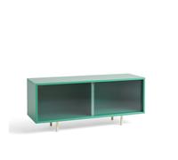 Color Cabinet Dresser with Glass Doors Medium Dark Mint