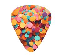 Color card production guitar picks in three different thicknesses, suitable for electric guitar and band players