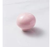 Color Ceramic Handles, Modern Minimalist Children's Room Wardrobe, Door Cupboard Cabinet Drawer, Cute Round Ball Handle(Light Pink)