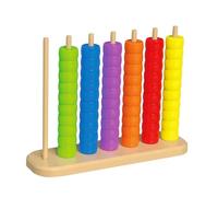 Color Challenge Game - Fast-Pattern Matching Ring Sensory Interactive Toys,Tabletop Brain Teaser | for Kids Family Night Home School Party Outside Lawn Travel Table Race