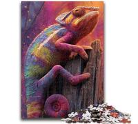 Color Chameleon 1000 Piece Jigsaw Puzzle for Adults And Teenagers,for Educational Game Challenge Toy for Is Ideal As A Gift for The Whole Family (50x75cm)