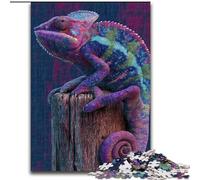Color Chameleon 1000 Pieces Jigsaw Puzzle For Adults Teens, Family Game Stress Reliever Difficult Challenge Great Gifts And Toys (26x38cm)
