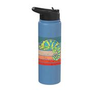 Color Chameleon Reptiles Panther Chameleon Color Changing Stainless Steel Insulated Water Bottle